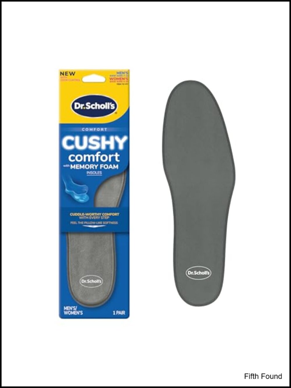Dr. Scholl's Cushy Comfort Memory Foam Insoles Full-Length Cushioning